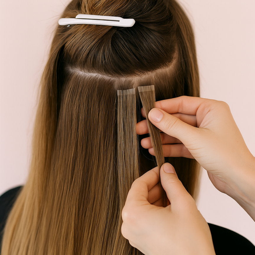 Tape-In Hair Extensions Maintenance