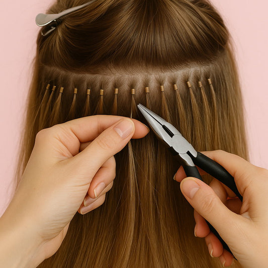 Nano Ring Hair Extensions Installation